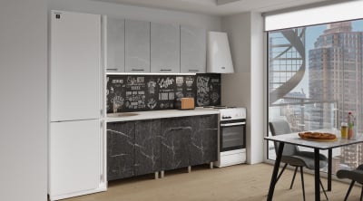 Гарнитур кухонный Марбл 1,8м