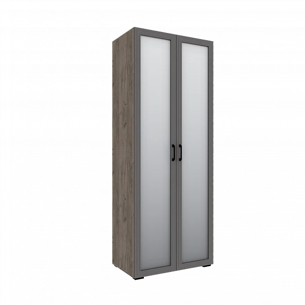 Шкаф распашной двустворчатый Бруклин 90Ш с зеркалом