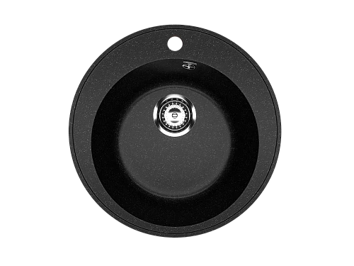 Мойка круглая Practik PR-M 475 Черный оникс