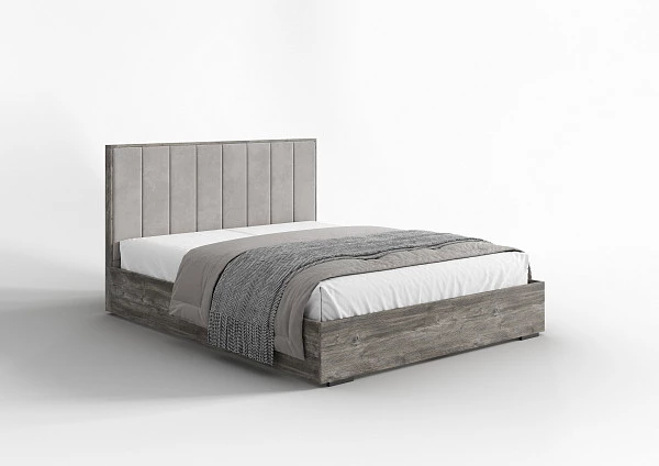 Кровать Марлен Лофт 1,6 м, ортопедическое основание с подъемным механизмом Ткань Connect