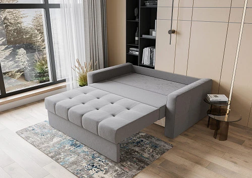 Диван прямой Грейс мини 1200 Комфорт Велюр Romance Vision