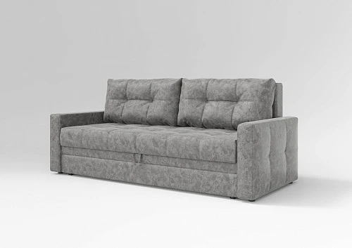 Диван прямой Бостон Комфорт Велюр Fiesta Grey