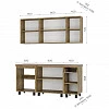 Кухонный гарнитур Тина 1,8 м