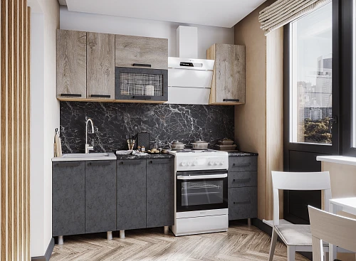 Гарнитур кухонный Крафт -Мини 1,6м