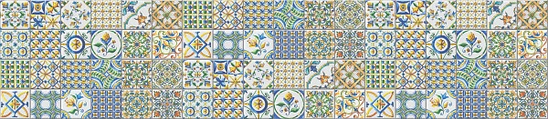 Глянцевый фартук для кухни ART 042