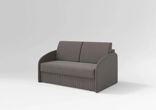 Диван прямой Деко мини 1200 Премиум Велюр Epic Grey 89