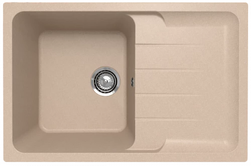 Мойка квадратная ULGRAN Quartz Gerda 780